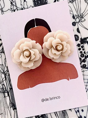 Brinco Gabriela off white