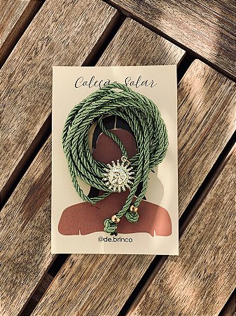 COLAR SOL BOHO VERDE