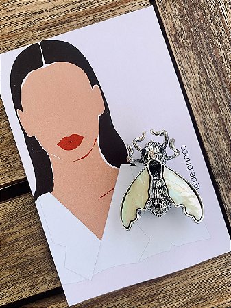 Broche Mosca Que Pousou Na Sopa