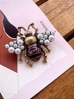 Broche Abelha Vintage
