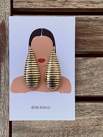Brinco Gota Egípcia