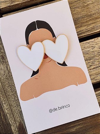 Brinco Nada Básico Branco