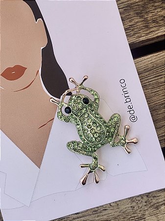 Broche / pingente Sapo
