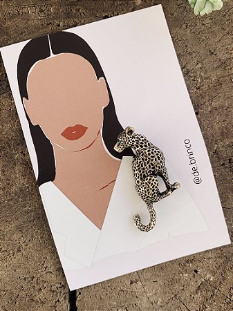 Broche Mini Onça