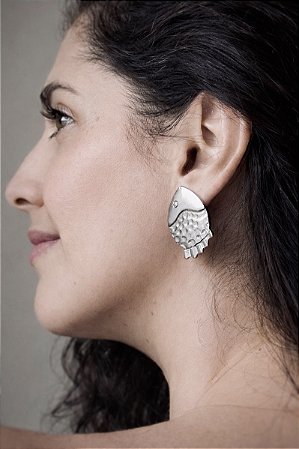 Brinco Peixe Maré Prata