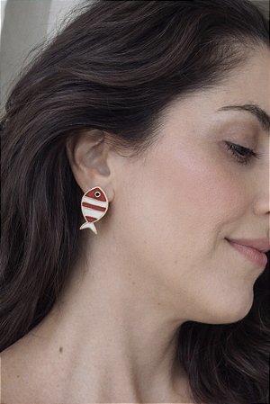 Brinco Peixito Vermelho