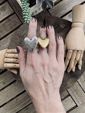 Anel Super Love Aço Inox (prateado)