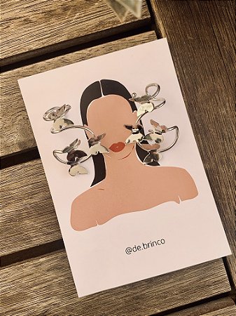 Brinco Earcuff Panapaná Prateado