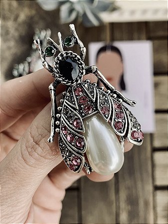 Broche Vespa Pérola
