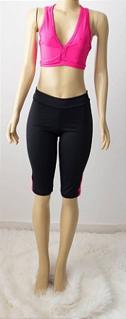 Modelagem Conjunto Fitness Laura Adulto P - M - G
