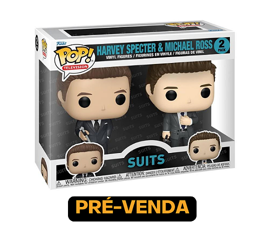 Pop! TV: Suits - Harvey Specter & Michael Ross Two-Pack