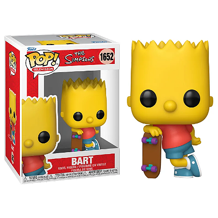 Pop! TV: Os Simpsons - Bart Simpson c/ Skateboard