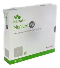MEPILEX AG 10X10CM CX C/5