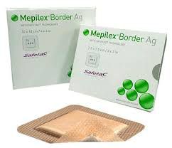 MEPILEX BORDER AG 7,5X7,5CM CX C/5