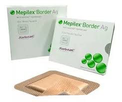 MEPILEX BORDER AG 10X10CM CX C/5