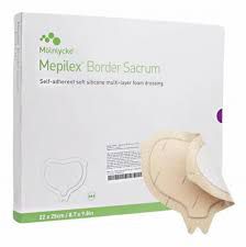 MEPILEX BORDER SACRUM 22X25CM CX C/5