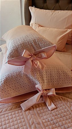 Kit capas 4 peças em Piquet - Modelo laços