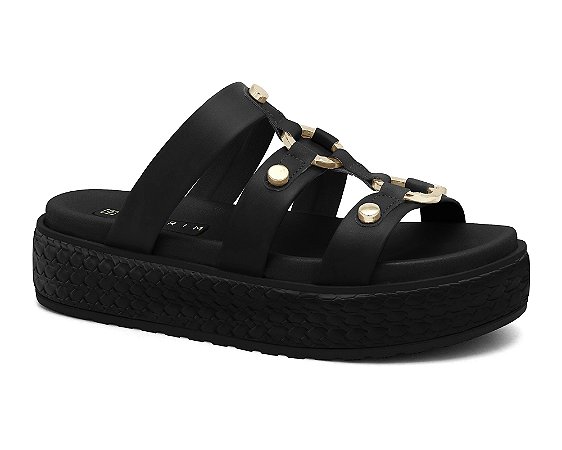 Tamanco Ramarim Flatform Preto