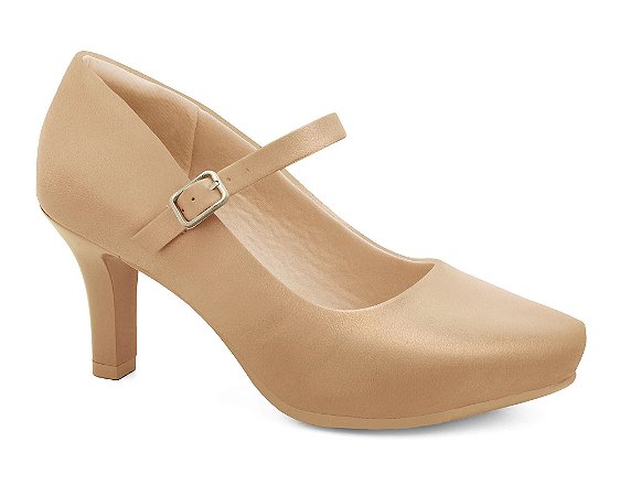 Sapato Boneca de Salto Comfortflex Macchiato