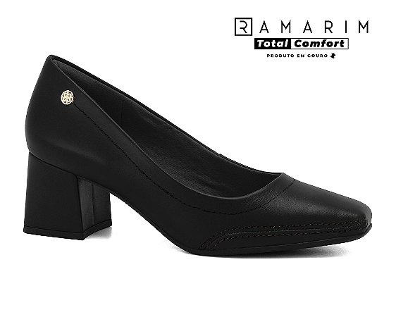 Sapato Couro Ramarim Preto