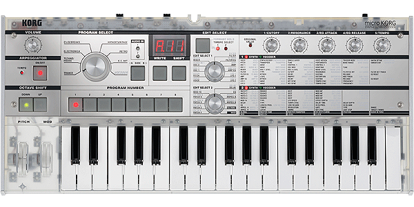 Sintetizador Korg micro Crystal