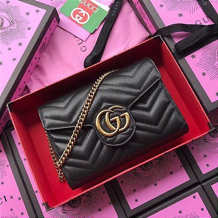 Bolsa Gucci Tiracolo GG Marmont Mini