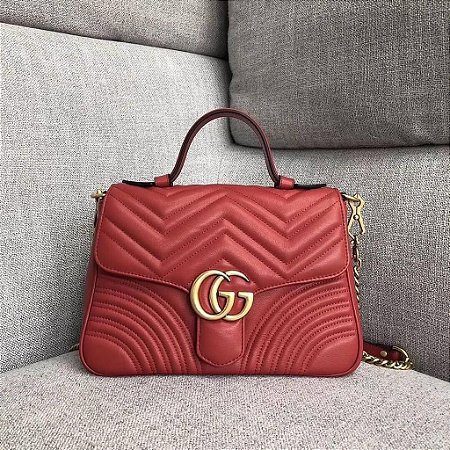 Bolsa Gucci de mão GG Marmont Mini