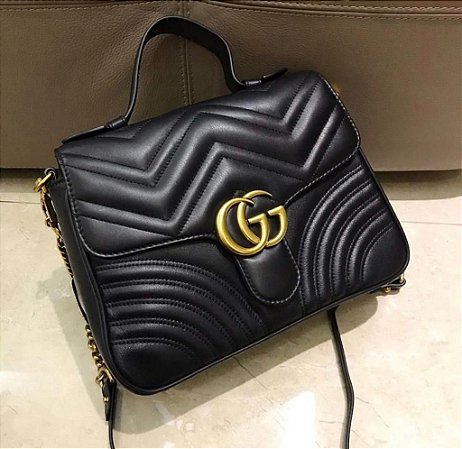 Bolsa Gucci de mão GG Marmont Mini