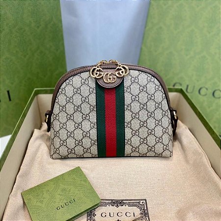 Bolsa Gucci Tiracolo Ophidia GG Pequena