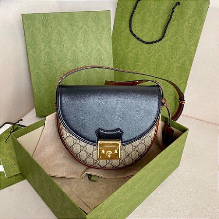 Bolsa Gucci GG Supreme Small Padlock