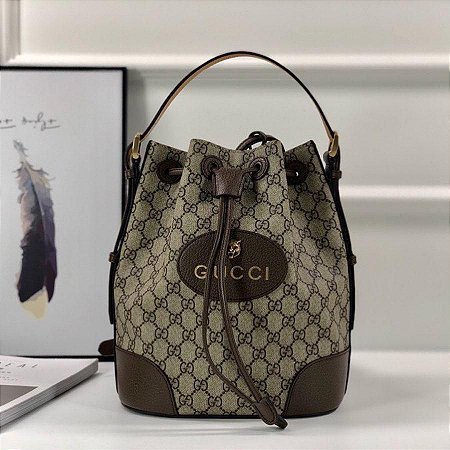 Mochila Gucci GG Supreme "Beige/Brown"