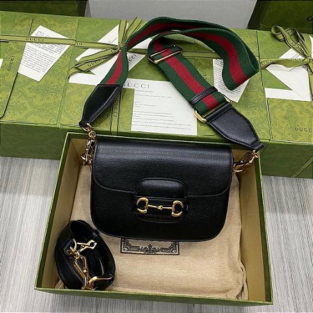 Bolsa Gucci Carteira com Detalhe Horsebit 1955
