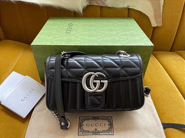 Bolsa Gucci Tiracolo GG Marmont Mini