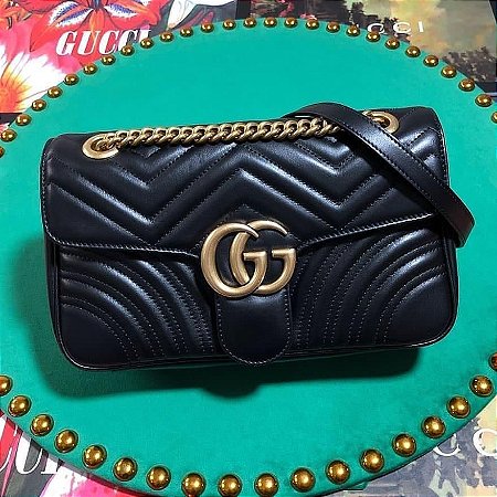 Bolsa Gucci Tiracolo GG Marmont Mini