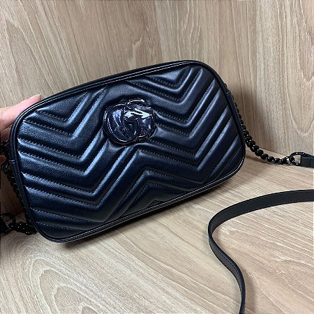 Bolsa Gucci Tiracolo GG Marmont Pequena