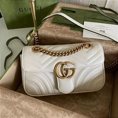 Bolsa Gucci GG Marmont Matelassê Mini