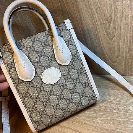 Bolsa Gucci Tote Interlocking G Mini