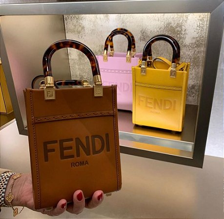 Bolsa Fendi Mini Sunshine Shopper