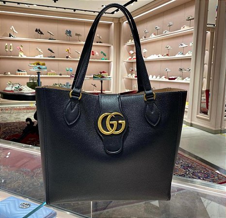 Bolsa Gucci Tote Média com Duplo G