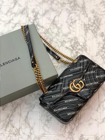 Bolsa Gucci GG Marmont "Balenciaga"