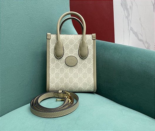 Bolsa Gucci Tote Interlocking G Mini