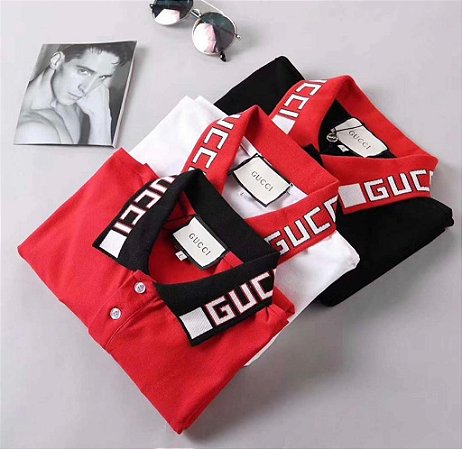 Camisa Polo Gucci