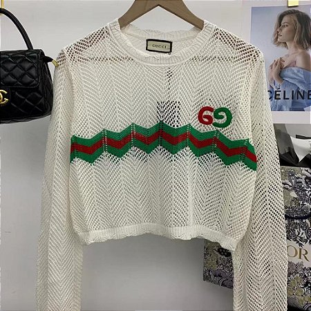 Blusa Feminina Gucci Tricot