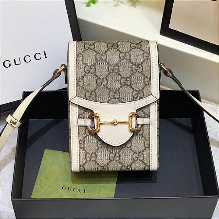 Bolsa Gucci de ombro com detalhe Horsebit 1955