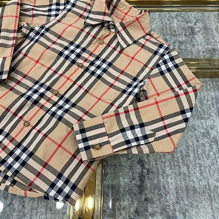 Camisa Social Infantil Burberry