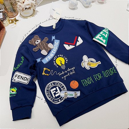 Blusa Infantil Fendi
