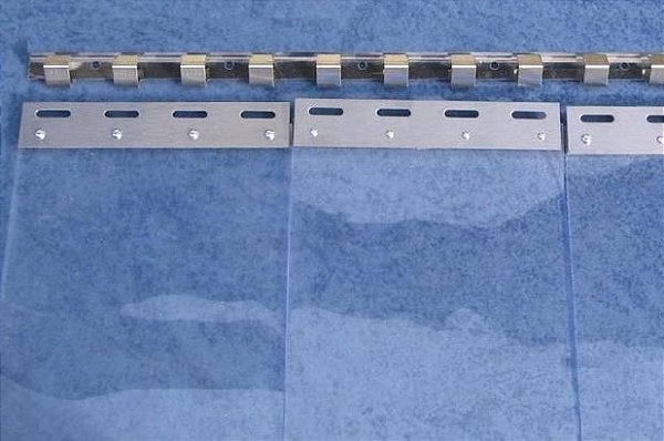 Cortina de PVC Flexível Polar (Transparente) - Completa