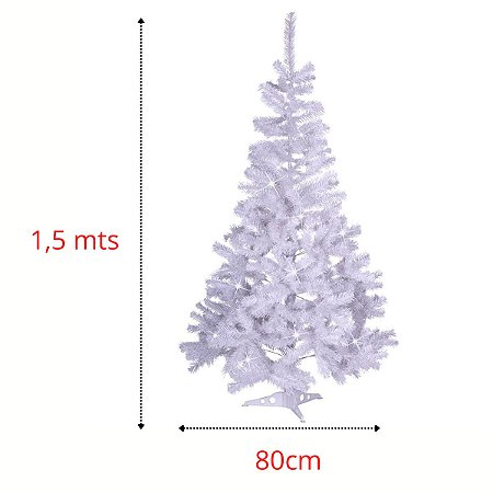 Árvore De Natal Branca Pinheiro 350 Galhos 1,50 Altura Luxo - G KOLLE SHOP - Utilidades Domesticas e Decoração Árvore De Natal Branca Pinheiro 350 Galhos 1,50 Altura Luxo - G KOLLE SHOP - Utilidades Domesticas e Decoração