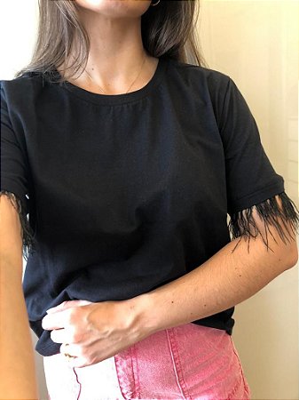 T-shirt Plumas