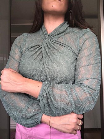 Blusa Tule Torcida